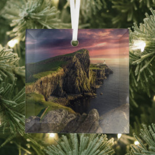 Kustlijn Eiland Skye, Schotland Glas Ornament