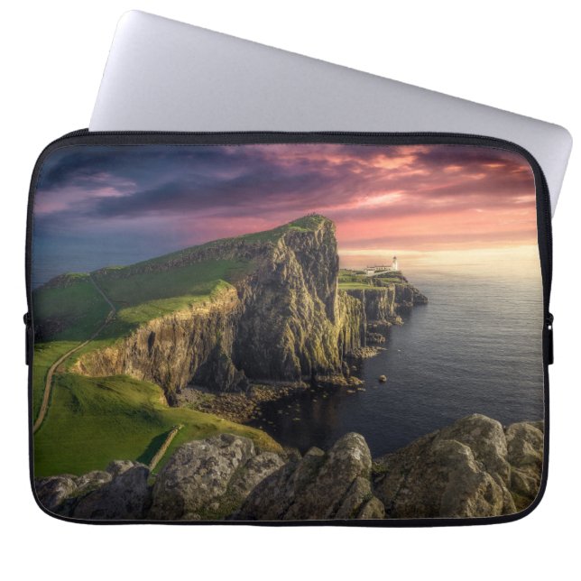 Kustlijn | Eiland Skye, Schotland Laptop Sleeve (Voorkant)