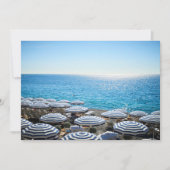 Kustlijn | Frans Riviera, Nice Frankrijk Bedankkaart (Voorkant)