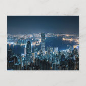 Kustlijn | Hong Kong Island, Azië Briefkaart (Voorkant)