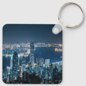 Kustlijn | Hong Kong Island, Azië Sleutelhanger (Achterkant)