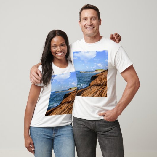 Kustlijn Iles de la Madeleine T-shirt (Unisex)