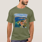 Kustlijn | Korcula Town, Korcula Island, Kroatië T-shirt (Voorkant)