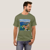 Kustlijn | Korcula Town, Korcula Island, Kroatië T-shirt (Voorkant volledig)