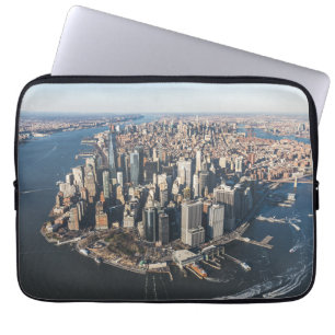 Kustlijn   Manhattan, New York City Laptop Sleeve