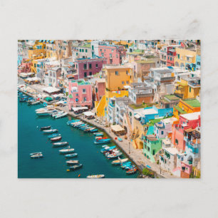 Kustlijn   Napels Italië Briefkaart