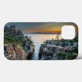 Kustlijn | Nationaal park Acadia, Maine Case-Mate iPhone Case (Achterkant (horizontaal))