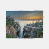 Kustlijn | Nationaal park Acadia, Maine Fleece Deken (Voorkant (Horizontaal))