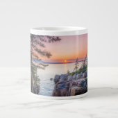 Kustlijn | Nationaal park Ravens Nest Acadia Extra Grote Beker (Voorkant)