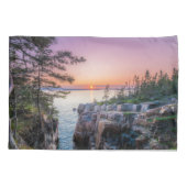 Kustlijn | Nationaal park Ravens Nest Acadia Kussensloop (Achterkant)