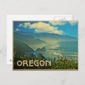 kustlijn Oregon Briefkaart (Voorkant / Achterkant)