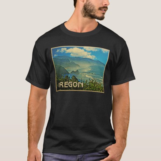  kustlijn Oregon T-shirt (Voorkant)
