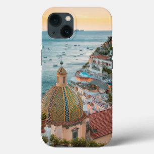 Kustlijn Positano, Amalfi-kust, Italië iPhone 13 Hoesje