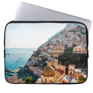 Kustlijn   Positano Italië, gemeente Cliffside Laptop Sleeve