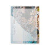 Kustlijn | Positano Italië, gemeente Cliffside Notitieblok (Gedraaid)