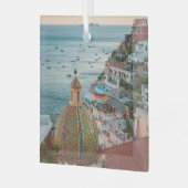 Kustlijn | Positano, kust van Amalfi, Italië Glas Ornament (Voorkant links)