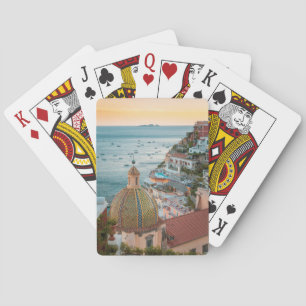Kustlijn   Positano, kust van Amalfi, Italië Pokerkaarten