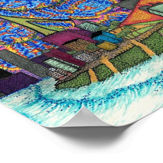 Kustlijn Poster (Hoek)