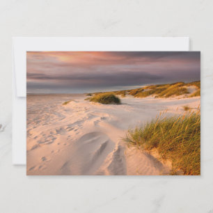 Kustlijn Saltum Beach, Denemarken Bedankkaart