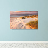 Kustlijn | Saltum Beach, Denemarken Canvas Afdruk (Insitu (Houten vloer))
