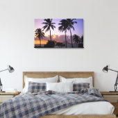 Kustlijn St. Kitts Canvas Afdruk (Insitu (Slaapkamer))