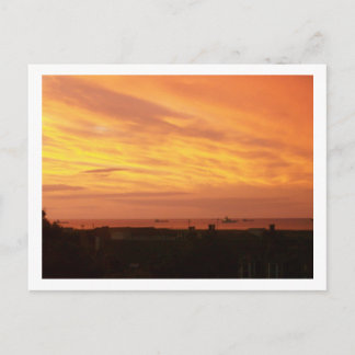 Kustlijn Sunrise Briefkaart
