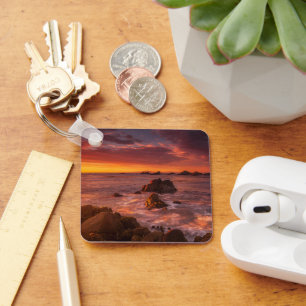 Kustlijn Sunset Pacific Grove Carmel California Sleutelhanger