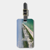 Kustlijn | Urban Beach, Miami, Florida Bagagelabel (Voorkant verticaal)