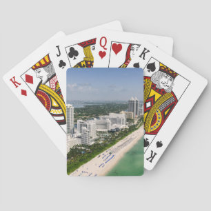 Kustlijn Urban Beach, Miami, Florida Pokerkaarten