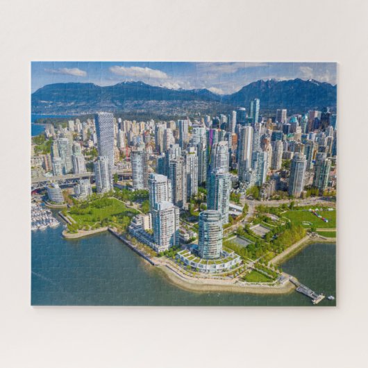 Kustlijn | Vancouver, British Columbia, Canada Legpuzzel (Horizontaal)
