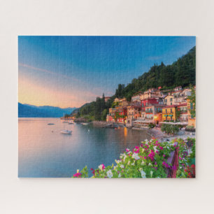 Kustlijn Varenna, Lombardije, Italië Legpuzzel