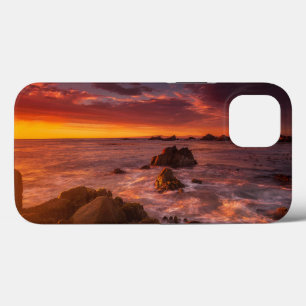 Kustlijn Zonsondergang Pacific Grove Carmel Cali iPhone 13 Hoesje