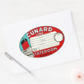 Kustlijnbagage Ovale Sticker (Envelop)