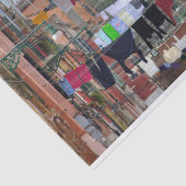 Kustlijnen in de Italiaanse regio Venetië Tissuepapier (Detail)