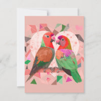 KUSTLOEFVOGELS, KLORFUL LOVEBIRD, PINK BIRD