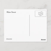 Kustmaine Sunset Briefkaart Sailor's Delight (Achterkant)