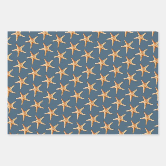 Kustmatchen, Nautical Beach Matching Design Inpakpapier Vel (Voorkant 2)