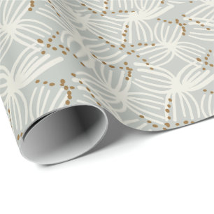 Kustminimalistische boheemse abstract - stoffig bl cadeaupapier