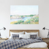  Kustoceaan BrightBlue Zeescape Nautisch Canvas Afdruk (Insitu (Slaapkamer))