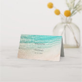 Kustoceaan Zomer Strand Bestemming Bruiloft (Achterkant)