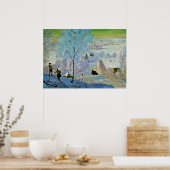 Kustodiev - Skiers Poster (Keuken)