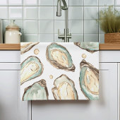 Kustoester en -Waterverf Theedoek