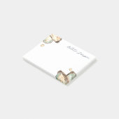 Kustoester Waterverf gepersonaliseerd Post-it® Notes (Schuin)