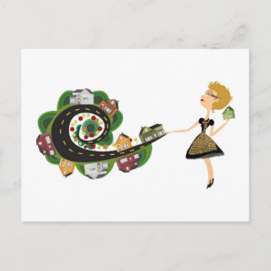 Kustonroerend goed briefkaart