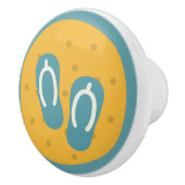 Kustontwerp, Teenslippers Sandles Keramische Knop (Rechts)