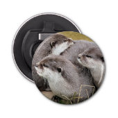 KUSTOTTERS-knoppenflesopening Button Flesopener (Voorkant)