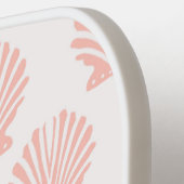 Kustpastel schelpen pickleball paddle (Links Detail)