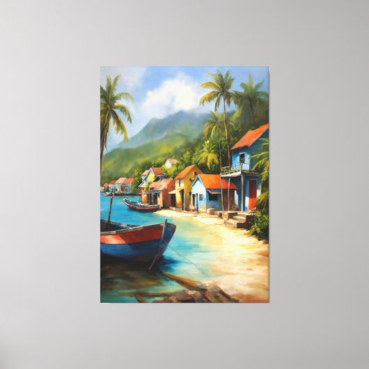 kustplaats canvas afdruk (Voorkant)