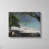 Kustplaats, slecht strand, kust, mooi, mooi canvas afdruk (Voorkant)