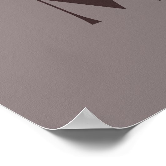 Kustposter van de boomgaard poster (Hoek)